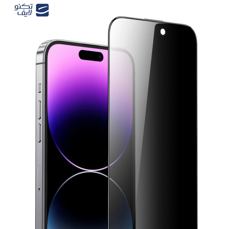 محافظ صفحه نمایش حریم خصوصی گرین لاین مدل 9H Steve privacy مناسب برای گوشی موبایل اپل iphone 15 pro محافظ صفحه نمایش حریم خصوصی گرین لاین مدل 9H Steve privacy مناسب برای گوشی موبایل اپل iphone 15 pro