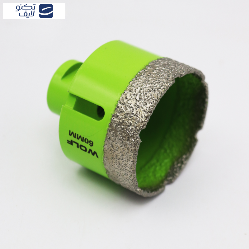 گردبر فرزی سنگ و سرامیک ولف مدل YP-060 به همراه رابط تبدیل به دریل  سایز 60 میلی متر 