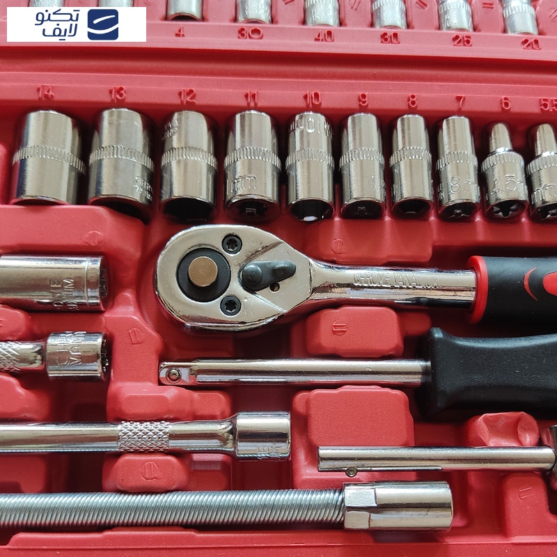 آچار بکس مدل 46-PCS مجموعه 46 عددی آچار بکس مدل 46-PCS مجموعه 46 عددی