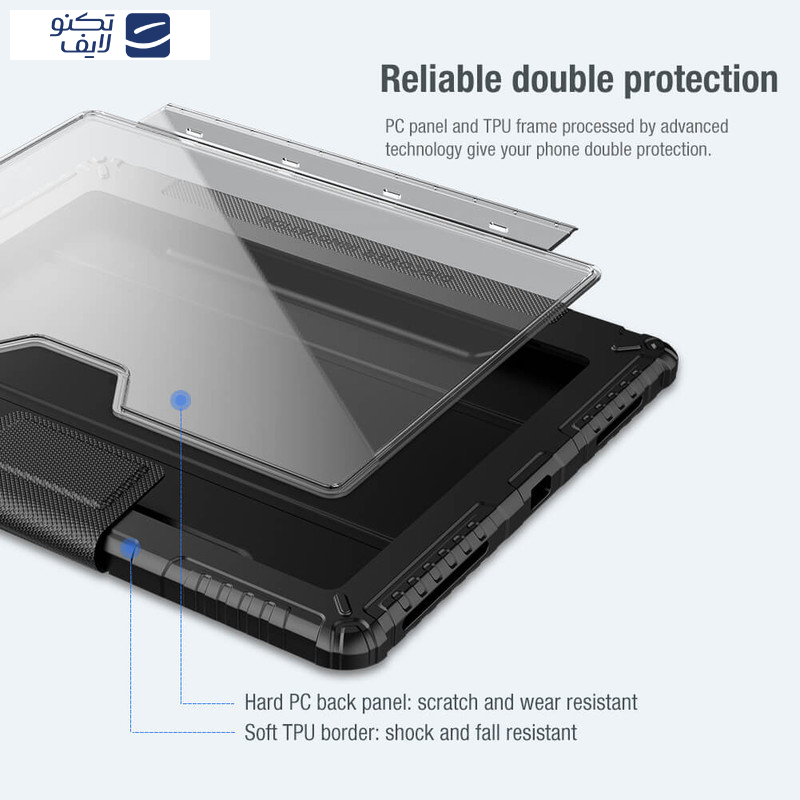 کیف کلاسوری نیلکین مدل Camshield Bumper مناسب برای تبلت اپل iPad Air 13 2025 / iPad Air 13 2024 / iPad Pro 12.9 2022 / 2021 / 2020 کیف کلاسوری نیلکین مدل Camshield Bumper مناسب برای تبلت اپل iPad Air 13 2025 / iPad Air 13 2024 / iPad Pro 12.9 2022 / 2021 / 2020