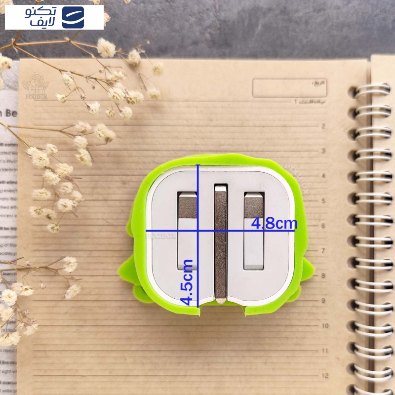 محافظ کابل طرح هیولا مدل Mike Wazowski به همراه محافظ شارژر دیواری مجموعه 4 عددی