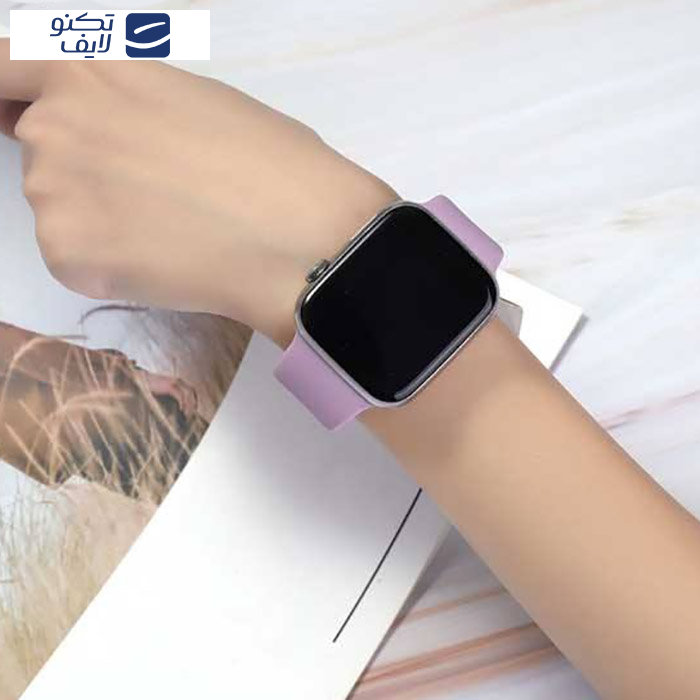بند مدل Silicone-123 مناسب برای اپل واچ 42/44 میلی متری