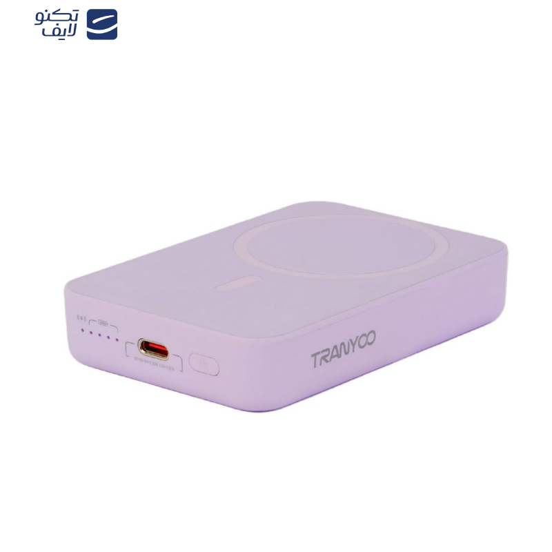پاوربانک ترانیو مدل T-F25 ظرفیت ۱۰۰۰۰ میلی آمپر ساعت