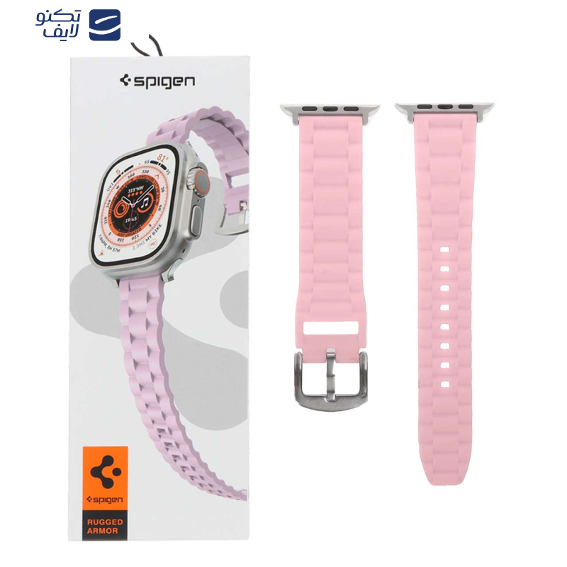 بند اسپیگن مدل Rugged Armor مناسب برای اپل واچ 42 / 44 / 45 / 49 میلی متری بند اسپیگن مدل Rugged Armor مناسب برای اپل واچ 42 / 44 / 45 / 49 میلی متری
