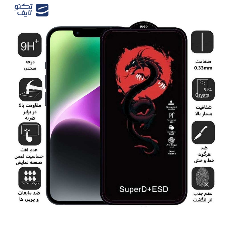 محافظ صفحه نمایش اِپیکوی مدل Dragon ESD مناسب برای گوشی موبایل اپل iPhone 16e / 13 / 13 Pro / 14 محافظ صفحه نمایش اِپیکوی مدل Dragon ESD مناسب برای گوشی موبایل اپل iPhone 16e / 13 / 13 Pro / 14