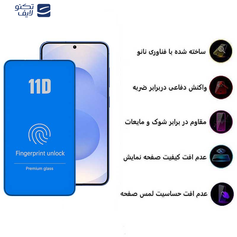 محافظ صفحه نمایش 11D اپیکوی مدل Blue ESD مناسب برای گوشی موبایل سامسونگ Galaxy S25 محافظ صفحه نمایش 11D اپیکوی مدل Blue ESD مناسب برای گوشی موبایل سامسونگ Galaxy S25