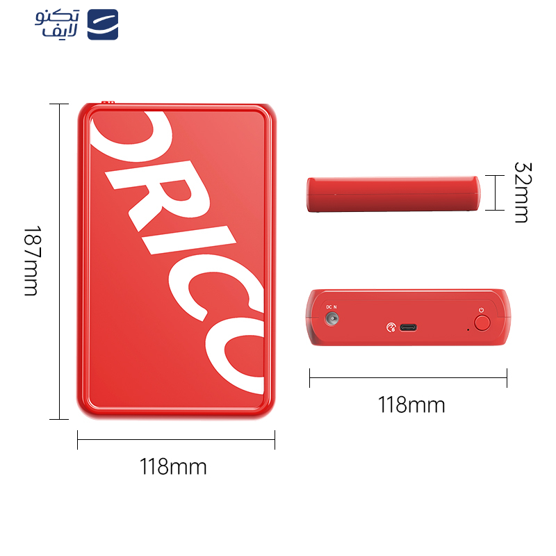 قاب هارد 3.5 اینچ Type-C اوریکو مدل CP35C3