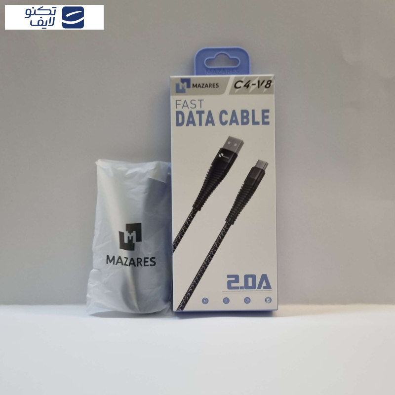 کابل تبدیل USB به USBMicro مازارس مدل C4-V8 طول 1 متر کابل تبدیل USB به USBMicro مازارس مدل C4-V8 طول 1 متر