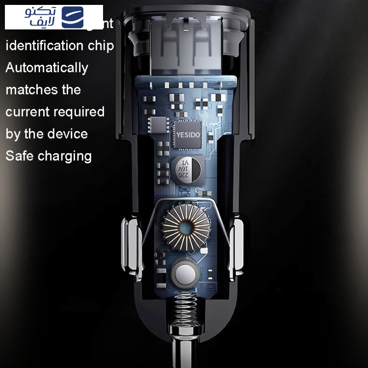 شارژر فندکی 60 وات یسیدو مدل Y55 به همراه کابل USB-C شارژر فندکی 60 وات یسیدو مدل Y55 به همراه کابل USB-C