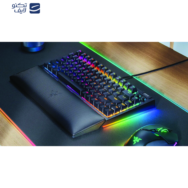 کیبورد مخصوص بازی ریزر مدل RAZER BLACKWIDOW V4 75% کیبورد مخصوص بازی ریزر مدل RAZER BLACKWIDOW V4 75%