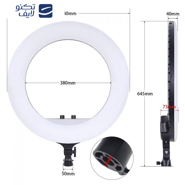 رینگ لایت مدل RL-21 به همراه سه پایه   رینگ لایت مدل RL-21 به همراه سه پایه