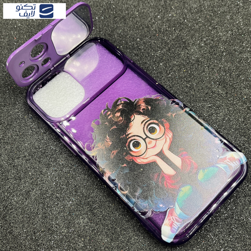 کاور قاب میلیونی مدل HAPPY مناسب برای گوشی موبایل اپل IPHONE 13 