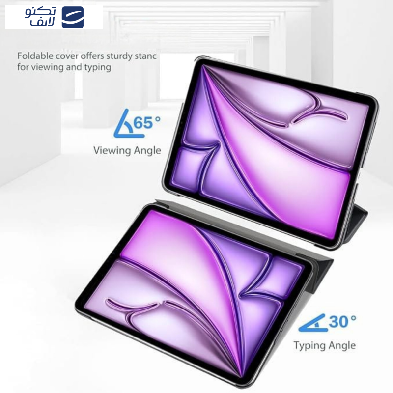 کیف کلاسوری زیفرند مدل Smart Leather مناسب برای تبلت اپل iPad Air 11 2024