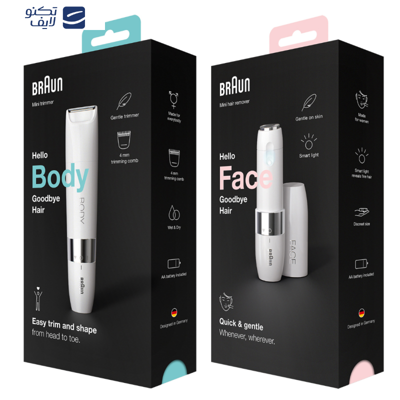 ست ماشین اصلاح موی صورت و بدن براون مدل FS1000 BS1000 بسته 2 عددی ست ماشین اصلاح موی صورت و بدن براون مدل FS1000 BS1000 بسته 2 عددی