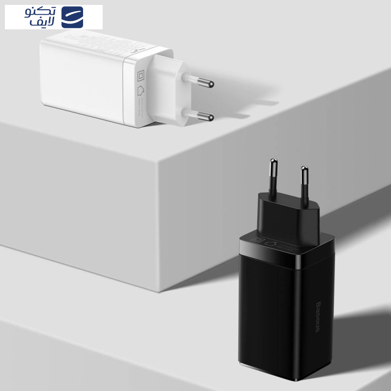 شارژر دیواری 65 وات بیسوس مدل GaN3 Pro-65W به همراه کابل USB-C شارژر دیواری 65 وات بیسوس مدل GaN3 Pro-65W به همراه کابل USB-C