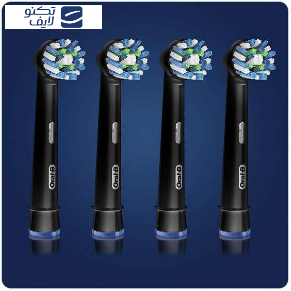 سری یدک مسواک برقی اورال-بی مدل Cross action Black Edition بسته 4 عددی سری یدک مسواک برقی اورال-بی مدل Cross action Black Edition بسته 4 عددی