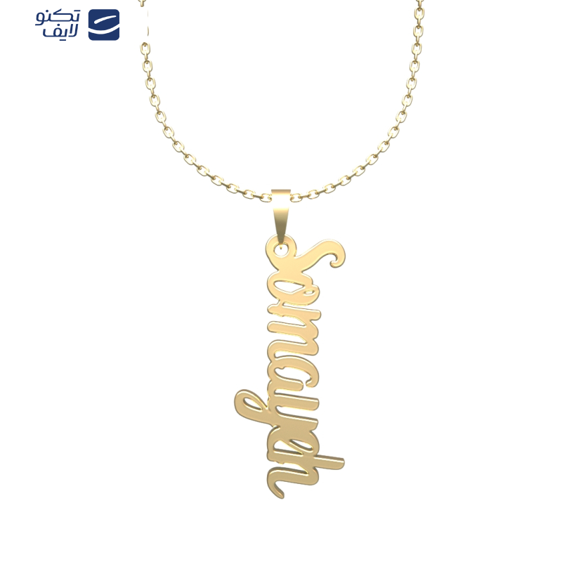 گردنبند طلا 18 عیار زنانه مدوپد مدل somayeh