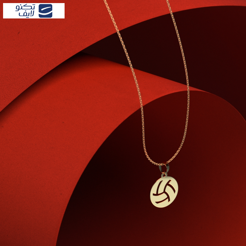 گردنبند طلا 18 عیار زنانه مدوپد مدل توپ والیبال کد PP2-1-1269 گردنبند طلا 18 عیار زنانه مدوپد مدل توپ والیبال کد PP2-1-1269