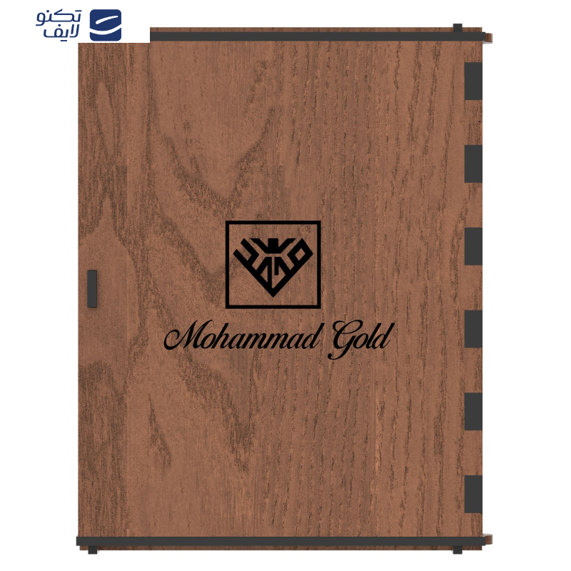 شمش طلا 24 عیار طلای محمد مدل گل رز کد 1000