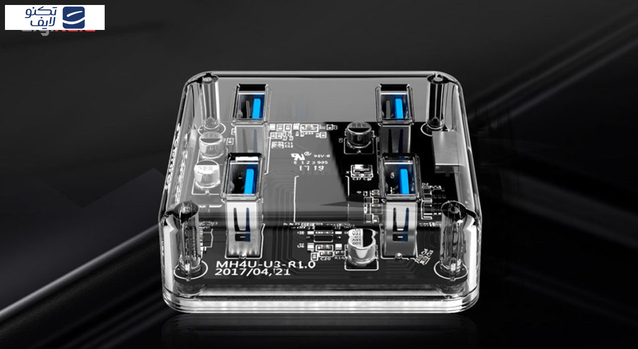 هاب USB 3.0 چهار پورت اوریکو مدل MH4U-U3