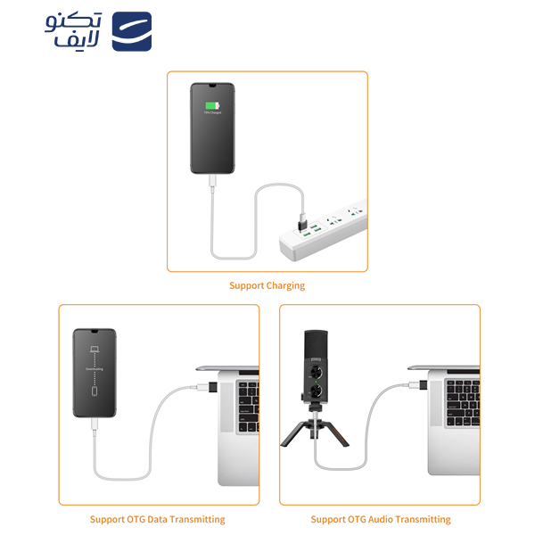 مبدل Type-C به USB کامیکا مدل CVM-USBC-A مبدل Type-C به USB کامیکا مدل CVM-USBC-A