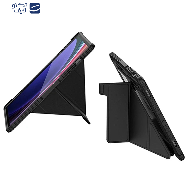 کیف کلاسوری نیلکین مدل Camshield Bumper Flip Folding مناسب برای تبلت سامسونگ Galaxy Tab S10 Plus/S9 Plus کیف کلاسوری نیلکین مدل Camshield Bumper Flip Folding مناسب برای تبلت سامسونگ Galaxy Tab S10 Plus/S9 Plus