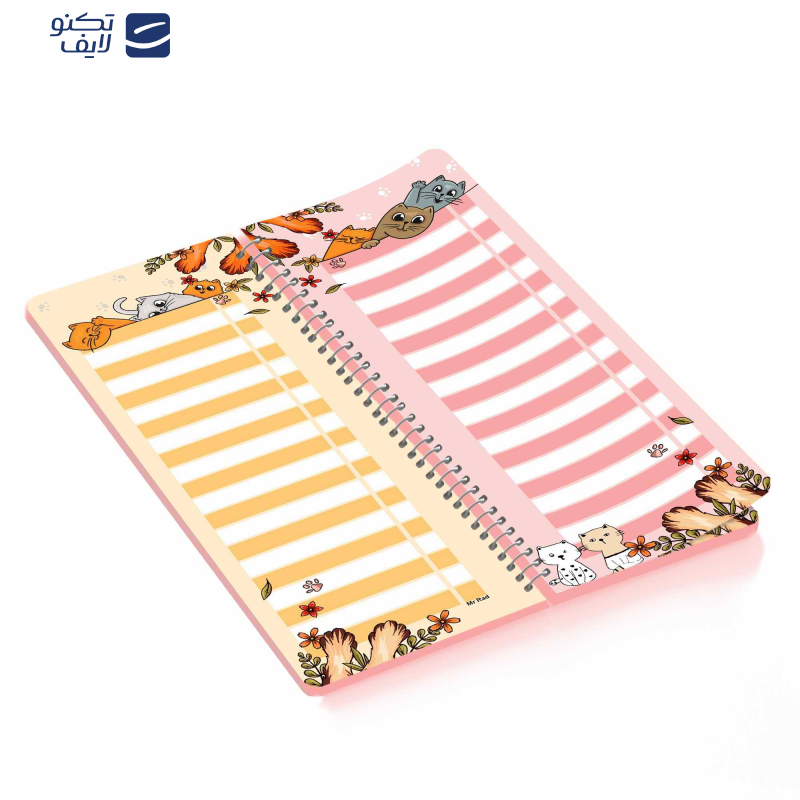 دفترچه یادداشت مستر راد مدل to do list طرح گربه های فانتزی کد fiory 1799 دفترچه یادداشت مستر راد مدل to do list طرح گربه های فانتزی کد fiory 1799