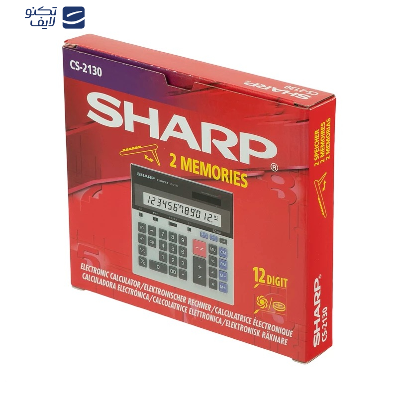 ماشین حساب شارپ مدل COMPECT CS-2130 ماشین حساب شارپ مدل COMPECT CS-2130
