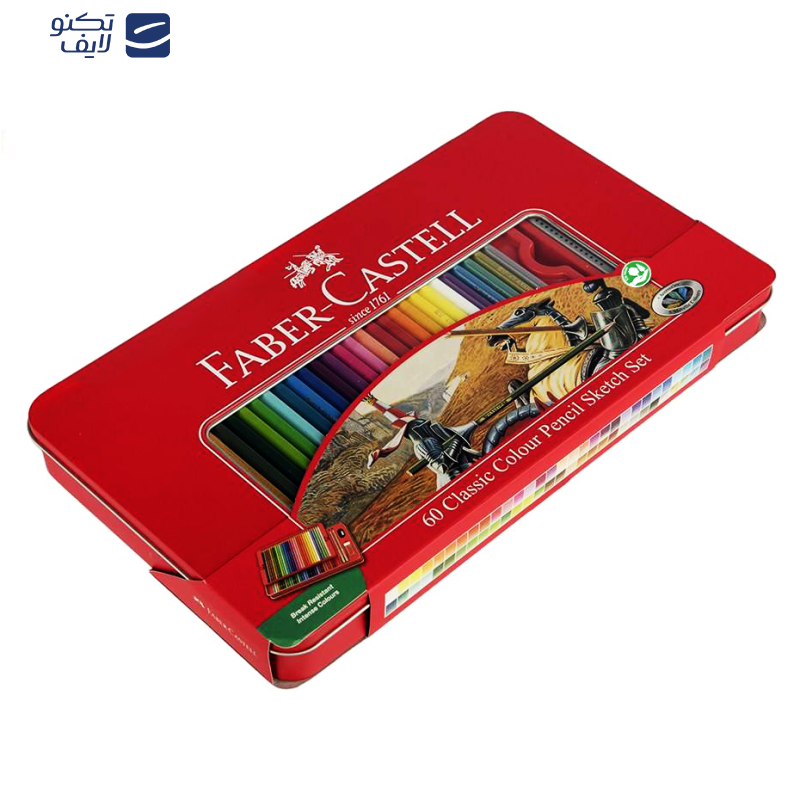 مداد رنگی 60 رنگ فابر کاستل مدل CLASSIC کد 115893 مداد رنگی 60 رنگ فابر کاستل مدل CLASSIC کد 115893