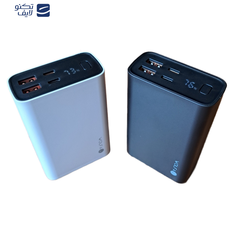 پاوربانک ولفا مدل WP-02 ظرفیت 20000 میلی آمپر ساعت پاوربانک ولفا مدل WP-02 ظرفیت 20000 میلی آمپر ساعت
