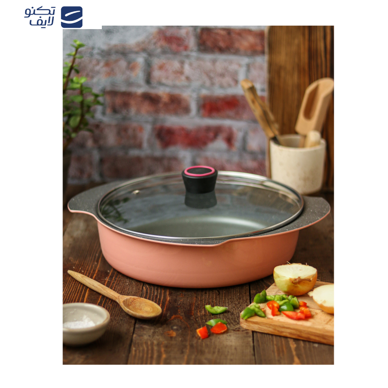 سرویس پخت و پز 19 پارچه تکنو مدل پروانه سرویس پخت و پز 19 پارچه تکنو مدل پروانه