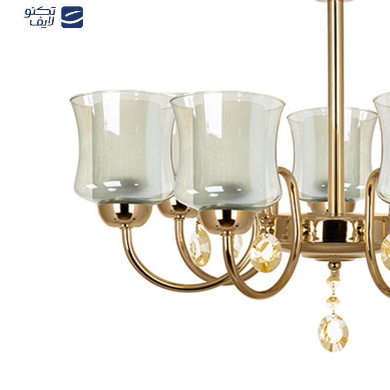 لوستر هفت شعله چشمه نور کد 811/7