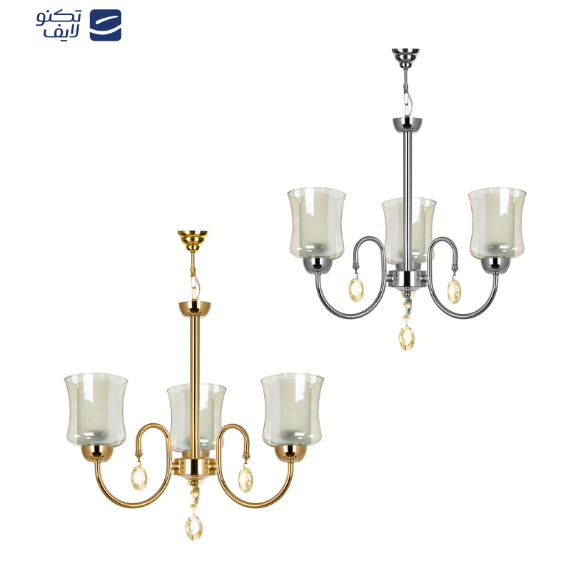 لوستر سه شعله چشمه نور کد AB811/3