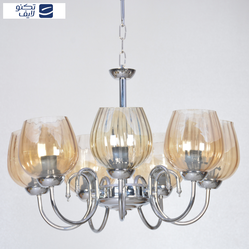 لوستر هفت شعله چشمه نور کد AB817/7   لوستر هفت شعله چشمه نور کد AB817/7