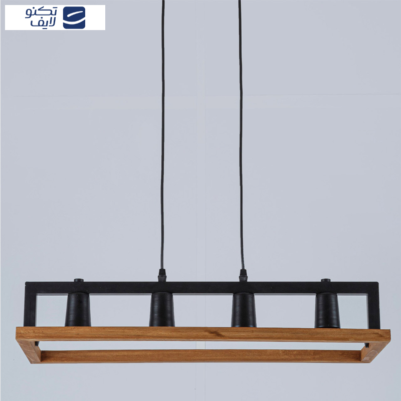 لوستر چهار شعله چشمه نور کد AB1336/4BK