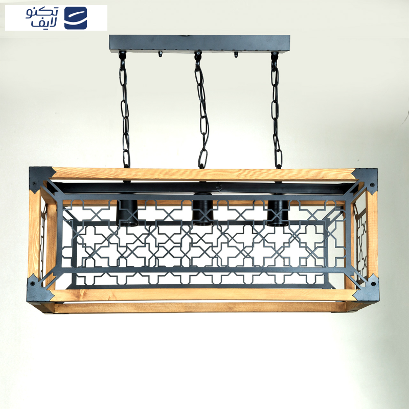 لوستر سه شعله چشمه نور کد 2233/3BK