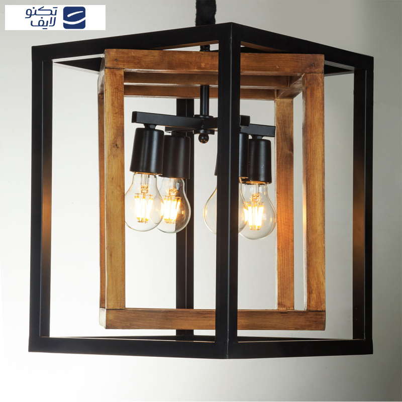 لوستر آویز 4 شعله چشمه نور کد 2234/4