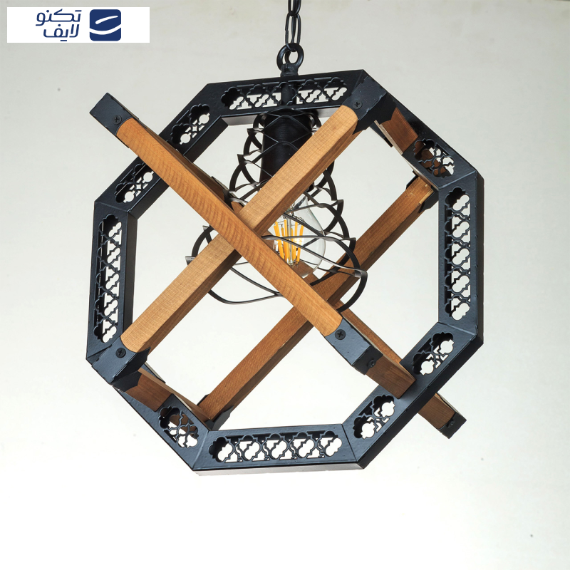 لوستر آویز 1 شعله چشمه نور کد 2240/1