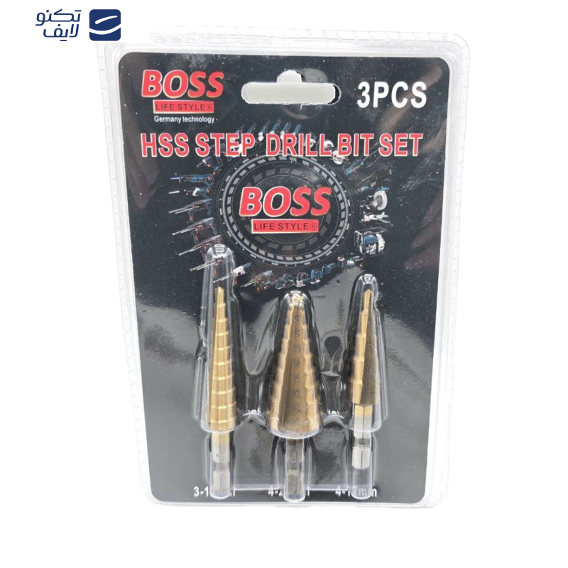 بسته 3 عددی مته کاجی باس مدل BS-bit3