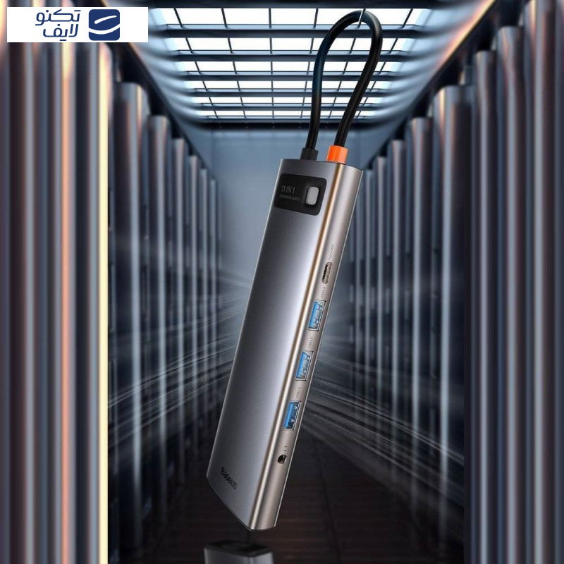 هاب 11 پورت باسئوس مدل CAHUB-CT0G هاب 11 پورت باسئوس مدل CAHUB-CT0G