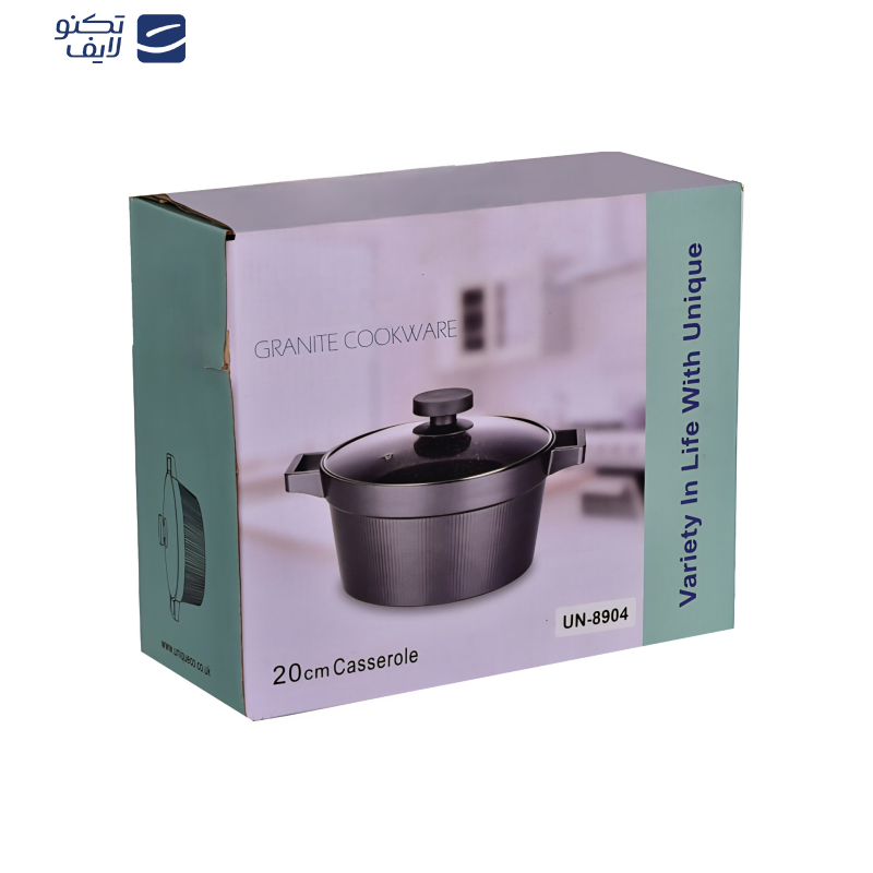 قابلمه گرانیت مدل UN-8904 سایز 20 قابلمه گرانیت مدل UN-8904 سایز 20