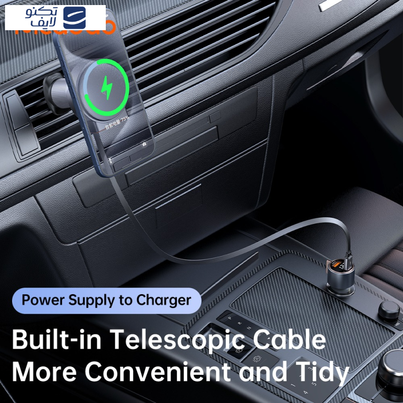 پایه نگهدارنده و شارژر بی سیم گوشی موبایل مک دودو مدل CH-009 پایه نگهدارنده و شارژر بی سیم گوشی موبایل مک دودو مدل CH-009