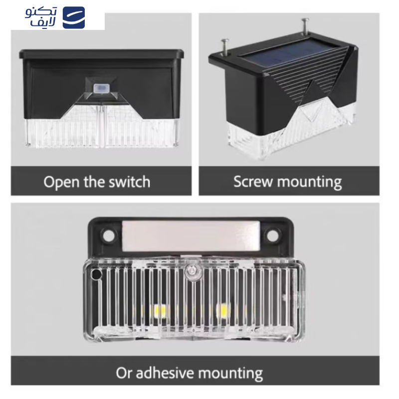 چراغ پارکی خورشیدی سولونیکس مدل LIGHTS مجموعه 4 عددی 