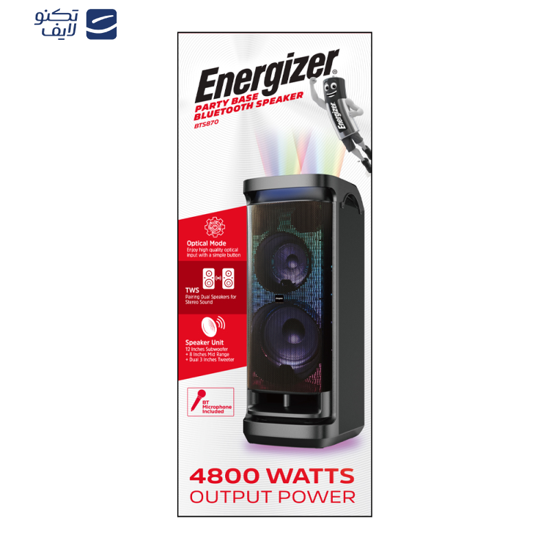 اسپیکر بلوتوثی انرجایزر مدل bts870 اسپیکر بلوتوثی انرجایزر مدل bts870