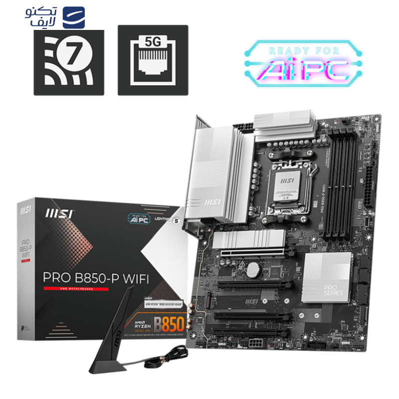 مادربرد ام اس آی مدل PRO B850-P WIFI مادربرد ام اس آی مدل PRO B850-P WIFI