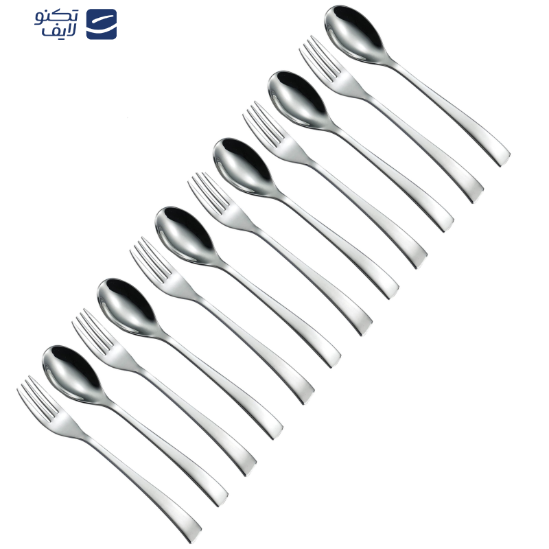 سرویس قاشق و چنگال 12 پارچه 6 نفره جی فی نی مدل 141
