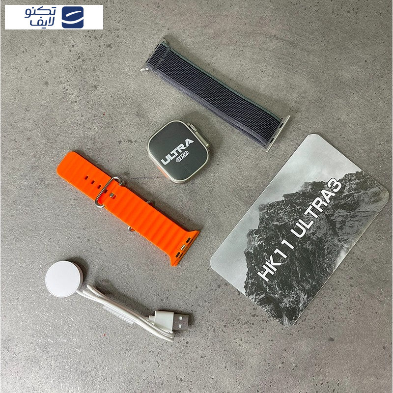ساعت هوشمند 2.02 اینچی ویرفیت مدل HK 11 ULTRA3 با بند سیلیکونی ساعت هوشمند 2.02 اینچی ویرفیت مدل HK 11 ULTRA3 با بند سیلیکونی