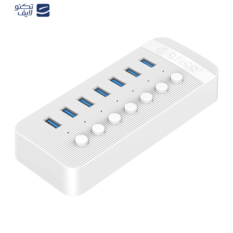 هاب 7 پورت USB 3.0 اوریکو مدل CT2U3-7AB هاب 7 پورت USB 3.0 اوریکو مدل CT2U3-7AB