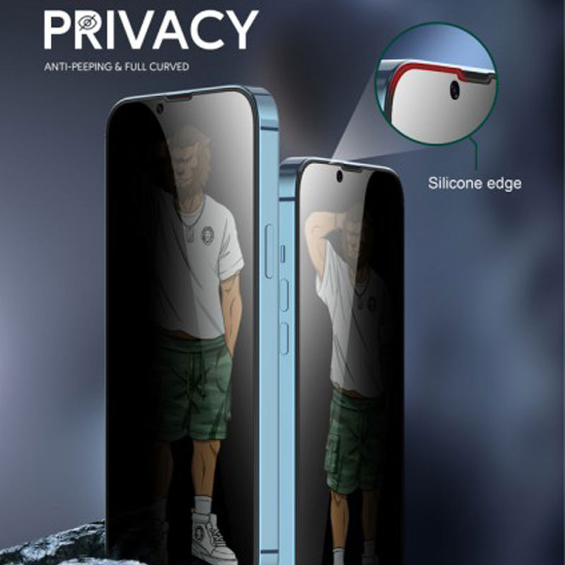 گلس گوشی اپل آیفون 14 گرین مدل Silicone Privacy-HD Plus گلس گوشی اپل آیفون 14 گرین مدل Silicone Privacy-HD Plus