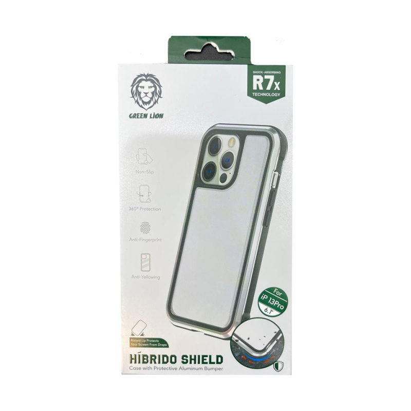 کاور گوشی اپل iphone 13 pro گرین مدل hibrido